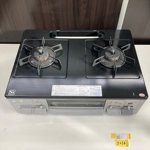 J016) コンロ　LPガス ノーリツ　2019年製　NW61QVR　