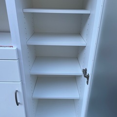 ★ 幅80cm ★ レンジボード ニトリ コパン T 80MRB WH キッチンボード ダイニングボード キッチン収納 レンジ台 カップボード 食器棚の画像