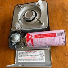 アイリスオーヤマ  一人用小型カセットコンロ　IGC-M1　美品の画像