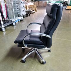 デスクチェア ハイタイプ 　ブラック ポケットコイル内蔵 アルミフレーム　メーカー訳あり品　管理番号YN291AFの画像