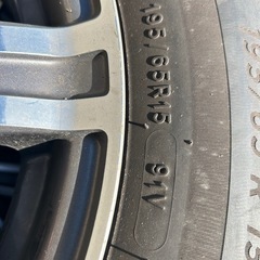 195\65r15タイヤーホイール4本の画像