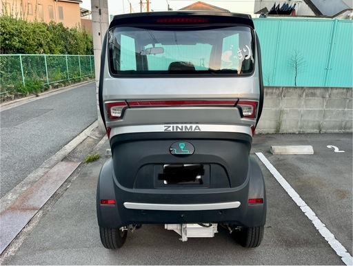 福山市瀬戸町EV-LAND ZINMA ジンマ 令和5年 電動トライク 側車付軽二輪