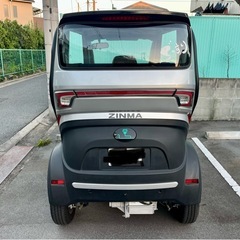 福山市　瀬戸町　EV-LAND ZINMA ジンマ 令和5年 電動トライク 側車付軽二輪 ３人乗り 3000W 100V充電可 普通免許 リモコンキー 走行980km 電動トゥクトゥクの画像