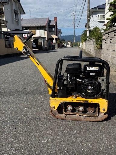 最終値下げ　MEIWA 明和　前後進　プレート　バイブロ　バイブロプレートコンパクター　RP120 ロビンエンジン　EX17 転圧　土木　舗装　120kg 訳あり