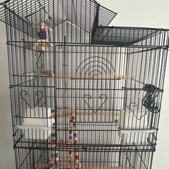 鳥かご 鳥ケージ スタンド付きの画像