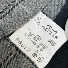 【試着のみ】男の子 フォーマルスーツ 130サイズ Sakura セットアップ ブラックの画像