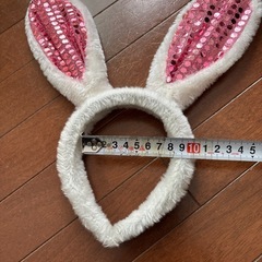 ハロウィン仮装うさぎカチューシャの画像
