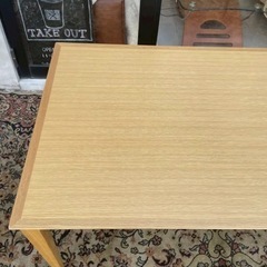 秋田木工　ダイニングテーブル　北欧家具　ナチュラル　大塚家具 の画像