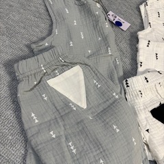 100〜110ガーゼタンクトップセットアップの画像