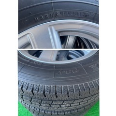 TOYO DELVEX スタッドレスタイヤ 4本セット 165R14LT8PR 4穴 の画像