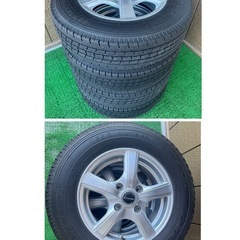 TOYO DELVEX スタッドレスタイヤ 4本セット 165R14LT8PR 4穴 の画像