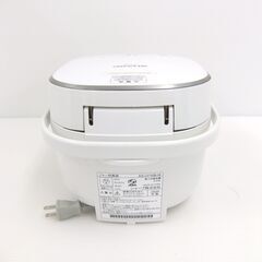 SHARP シャープ ジャー炊飯器 KS-CF05B-W 2020年製 3合炊き ◎動作品 コンパクトモデル **102303SOの画像