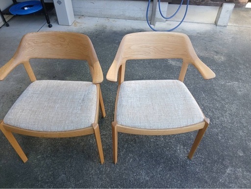 【譲渡決定済】ダイニングチェア(２脚)