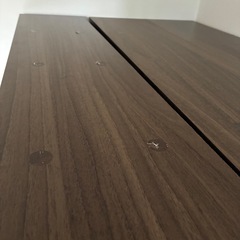 カラーボックス4個　ウォールナットの画像