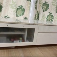 テレビ台　テレビボード　収納　白の画像