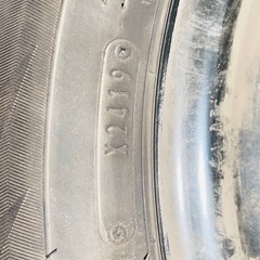 年式2019 DUNLOP スタッドレスタイヤホイール付き4本セットの画像