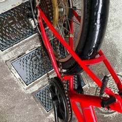 折りたたみ自転車の画像