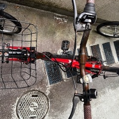 折りたたみ自転車の画像