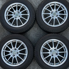 中古　アルミホイール(タイヤ付き)　15インチ5.5J PCD1...