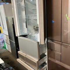 O 2510-550 TOSHIBA  東芝ノンフロン冷凍冷蔵庫 GR-S460FH 2020年製 全定格内容積462L 動作確認済み キズ汚れありの画像