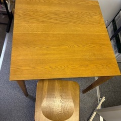 引き取り専用　中古　木製　テーブル　チェア　セット　の画像