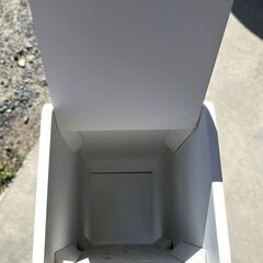 【B359】トイレ収納ラック/トイレットペーパーストッカー/省スペース収納棚/木製/中古の画像