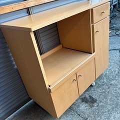 ●キッチン収納棚●木製の画像