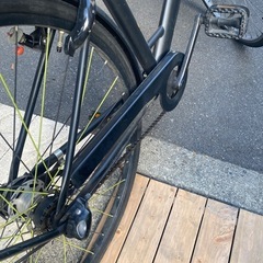 カラーズ　シティサイクル　黒　自転車　26インチの画像