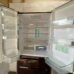 【HITACHI】 日立 ノンフロン冷凍冷蔵庫 R-Z5700 565L 2010年製  動作確認済み 冷蔵398L 冷凍167L A0715YGの画像