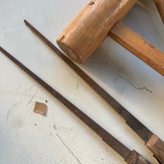 木槌、金槌、細鋸まとめて　中古の画像
