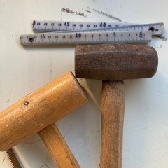 木槌、金槌、細鋸まとめて　中古の画像
