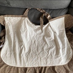 スウィートマミー 授乳ケープ ワイヤー入り ブラウンチェックの画像