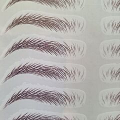 眉タトゥー（防水）簡単貼るだけ。男性も使えますの画像
