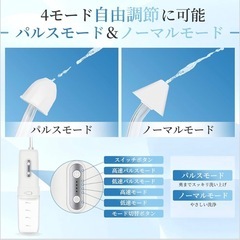 【新品】鼻腔洗浄器 InhwRior 電動鼻洗浄器 充電式 4モードの画像