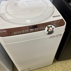 🐻【キレイ目!洗濯機】入荷！シャープ 7kg 2020年製【洗濯機･冷蔵庫 高価買取アールワン田川】の画像