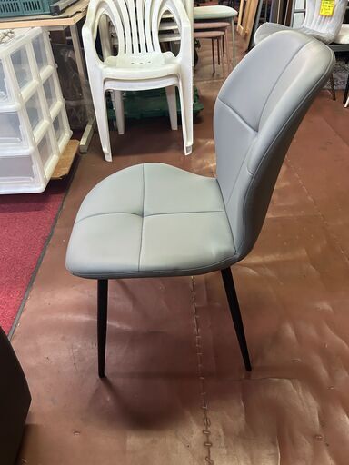 未使用品‼　萩原　ダイニングチェア　グレー