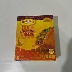 OLD ELPASO　Bold Nacho Cheese Flavored Taco Shells  TACO SEASONING MIX ORIGINALオールドエルパソ　タコスシェルとシーズニングミックスのセット　未使用未開封の画像