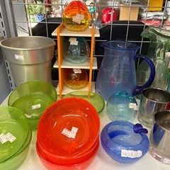 ★キレイ★⭐︎一点¥1200〜¥200⭐︎・琉球ガラス ・ガラス製グラス・お皿・ジョッキなどなど！※商品の状態やサイズ、個別の値段等は現物にてご確認ください。の画像