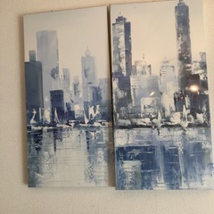 ニューヨークの壁掛けの画像