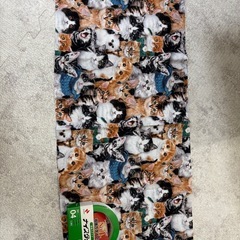 猫柄ハギレ、シンプル生成ハギレ、フェルトセットの画像