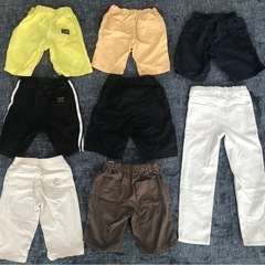 サイズ120ハーフパンツ7着　長ズボン1着の画像