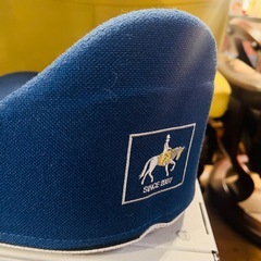 馬具 プレミアム座椅子　姿勢サポートクッション　骨盤サポート　ブルー　Since2007　Baguu Premium Seat Chair Cushionの画像