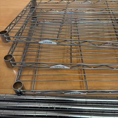 スチールラック幅74㎝×奥行34㎝×高さ90㎝の画像