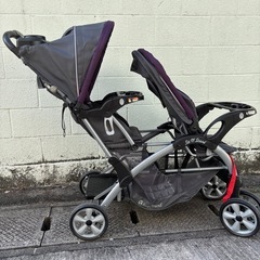 【美品です✨】2人乗り　ベビーカーの画像