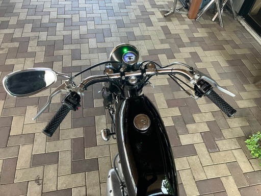 KAWASAKI エストレア　BJ250A フルカスタム　社外マフラー　社外タンク　社外ハンドル　油脂類交換　プラグ交換　ドライブチェーン交換