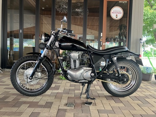 KAWASAKI エストレア　BJ250A 外装綺麗　機関良好　油脂類交換　バッテリー交換　サイドバック付き　キャブレターOH セル始動 KAWASAKI エストレア BJ250A 外装綺麗 機関良好 油脂類交換 バッテリー