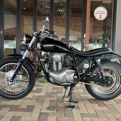 KAWASAKI エストレア　BJ250A フルカスタム　社外マフラー　社外タンク　社外ハンドル　油脂類交換　プラグ交換　ドライブチェーン交換の画像