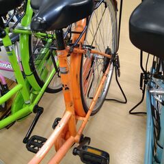 リユースのサカイ浦和店 【F151】ON15 26インチ軽快自転車 ダイナモ オレンジの画像