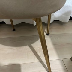 ベロア　ダイニングチェア4脚セットの画像