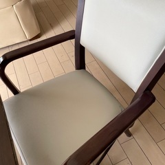ダイニングテーブルセット チェア２脚 80x80cm 2人用の画像
